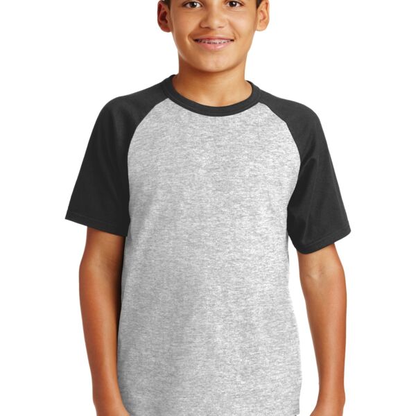 Youth Short Sleeve Colorblock Raglan Jersey Thumbnail
