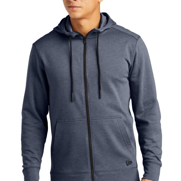 Tri Blend Fleece Full Zip Hoodie Thumbnail
