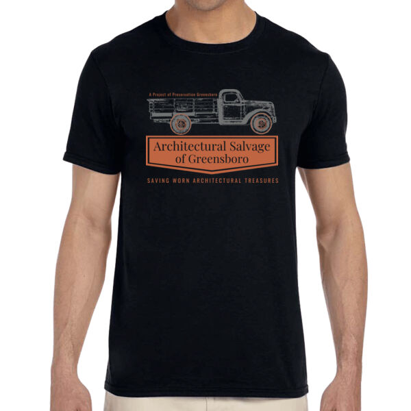 Gildan Softstyle - ASG Black T-Shirt Thumbnail