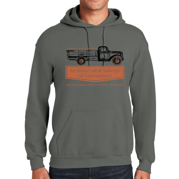 Gildan Heavy Blend Hoodie - ASG Charcoal Hoodie Thumbnail