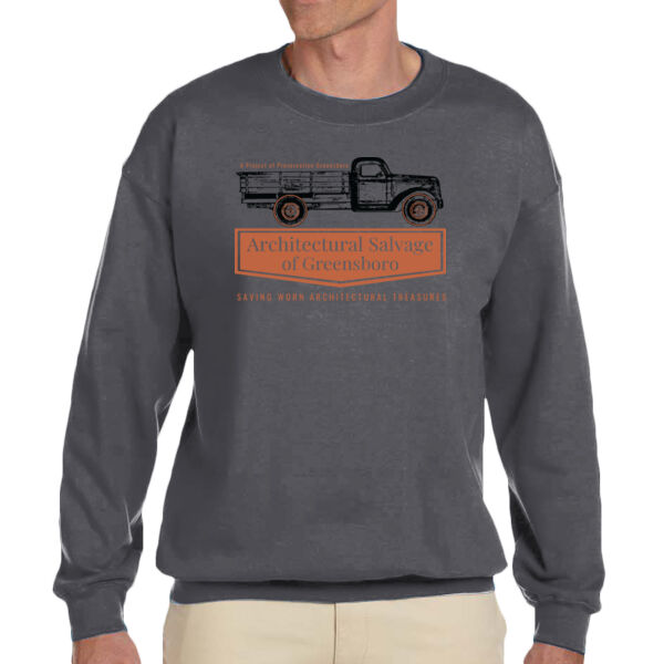 Gildan Fleece Crew - ASG Charcoal Sweatshirt Thumbnail